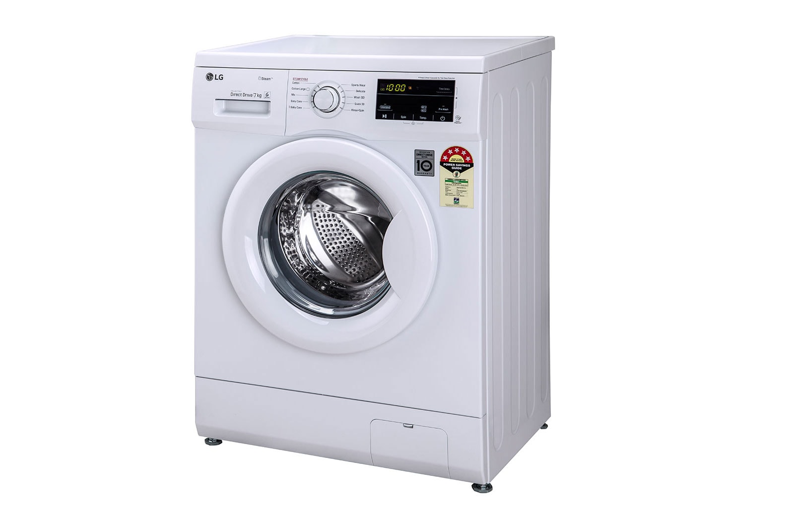 Lg 7kg Front Load Washing Machine Fhm1207sdw Lg In 9678